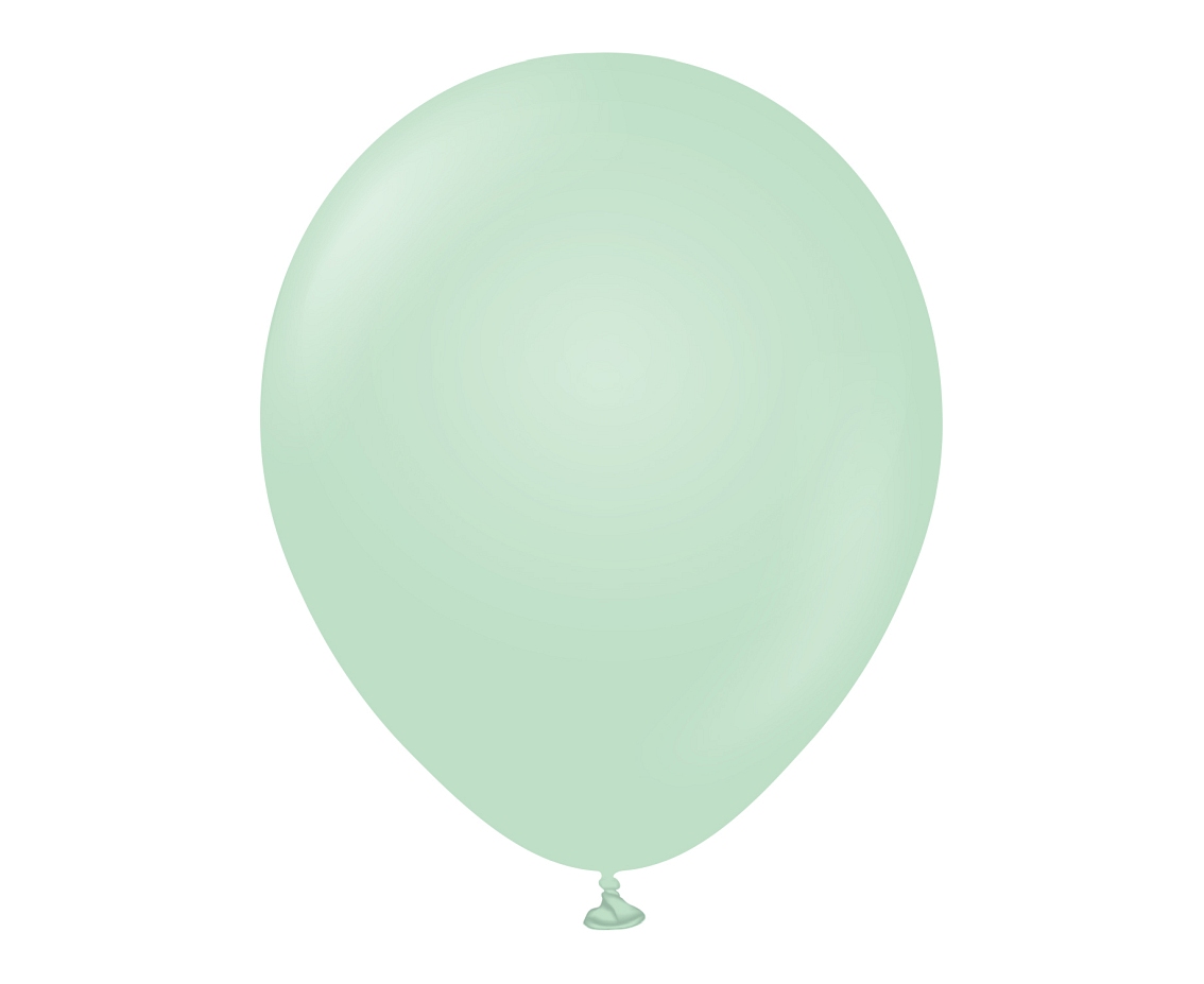 Balony Kalisan 18", (macaron green) macaron zielone, 25szt.