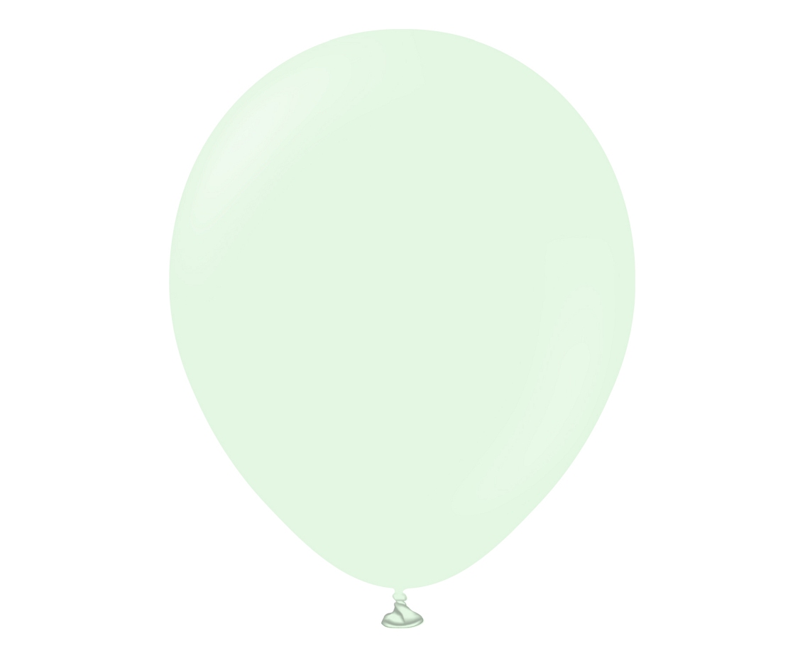 Balony Kalisan 18", (macaron pale green) macaron jasnozielone, 25szt.