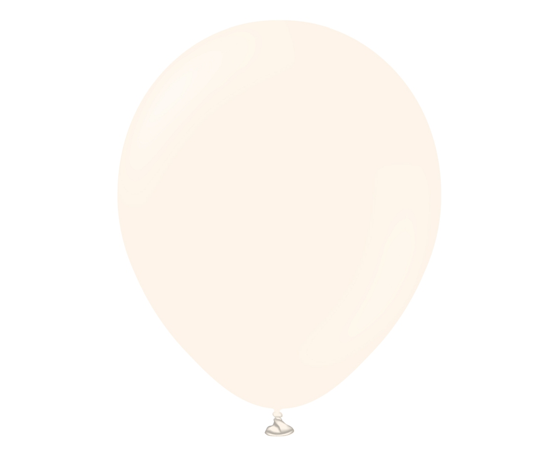 Balony Kalisan 18", (macaron pale salmon) macaron jasne łososiowe, 25szt.