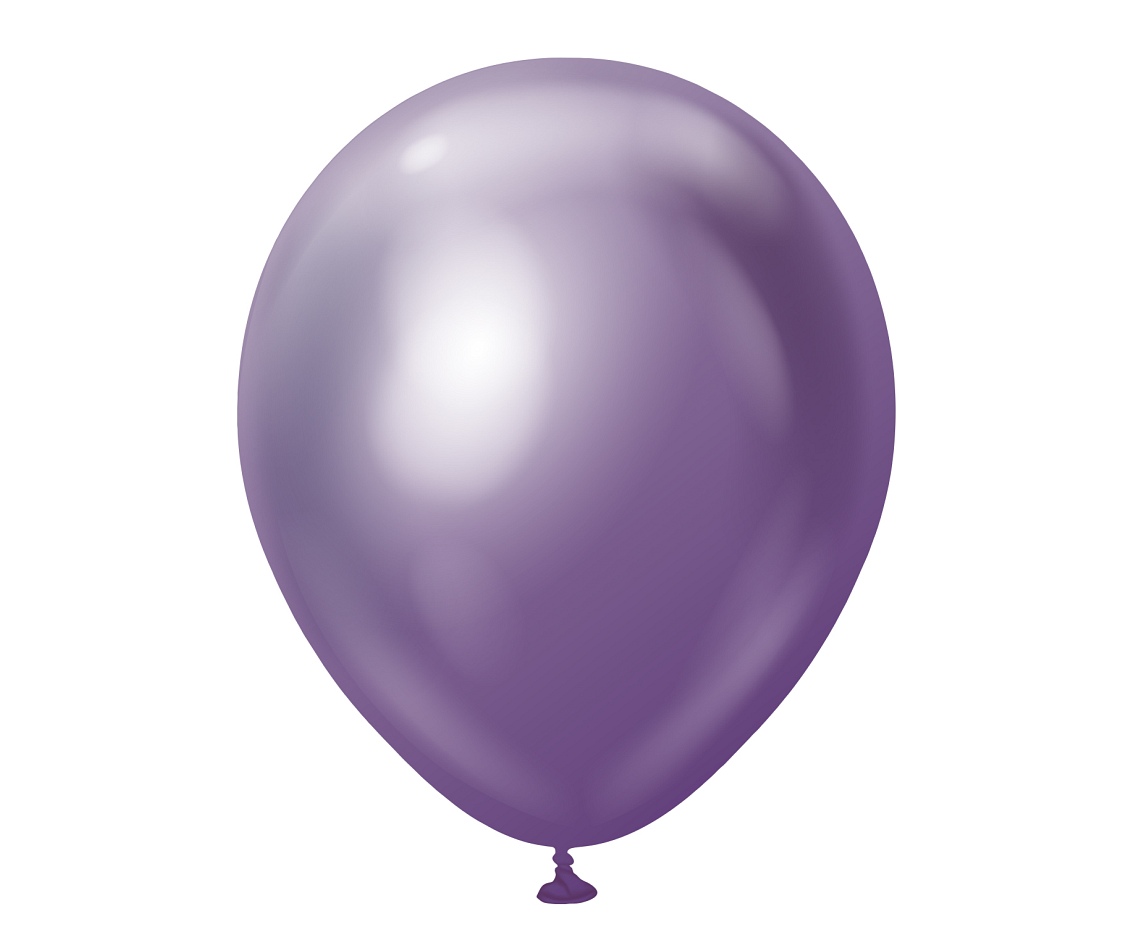 Balony Kalisan 18", (mirror violet) mirror fioletowe, 25szt.