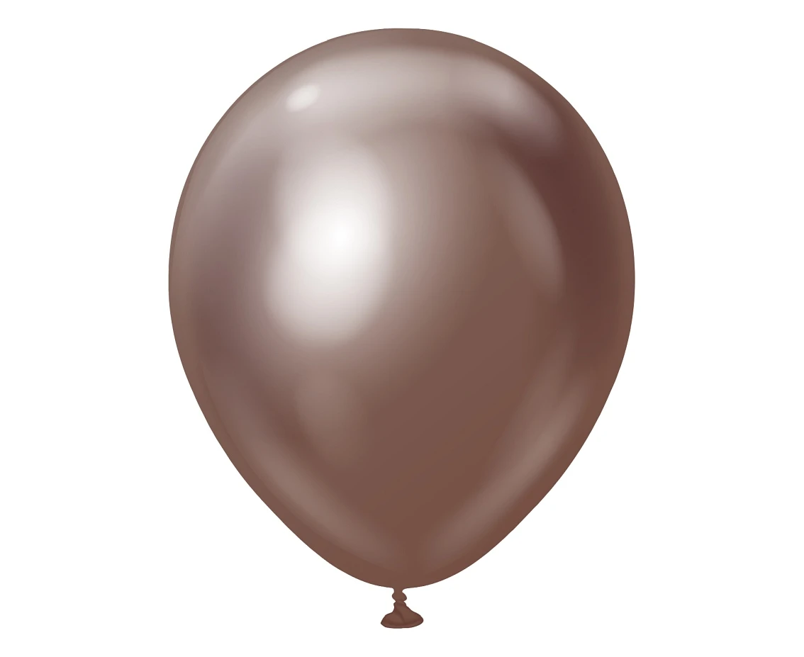 Balony Kalisan 18", mirror czekoladowe (mirror chocolate), 25szt.