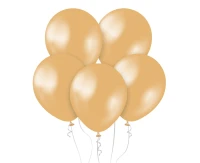 Balony Kalisan 18", (metallic gold) metalik złote, 25szt.