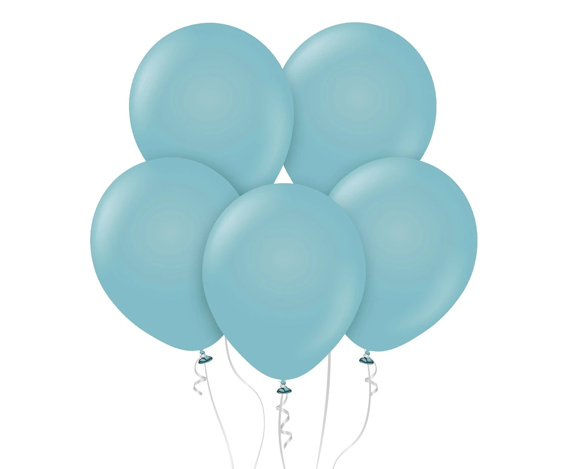 Balony Kalisan 18", (retro blue glass) retro niebieskie szkło, 25szt.