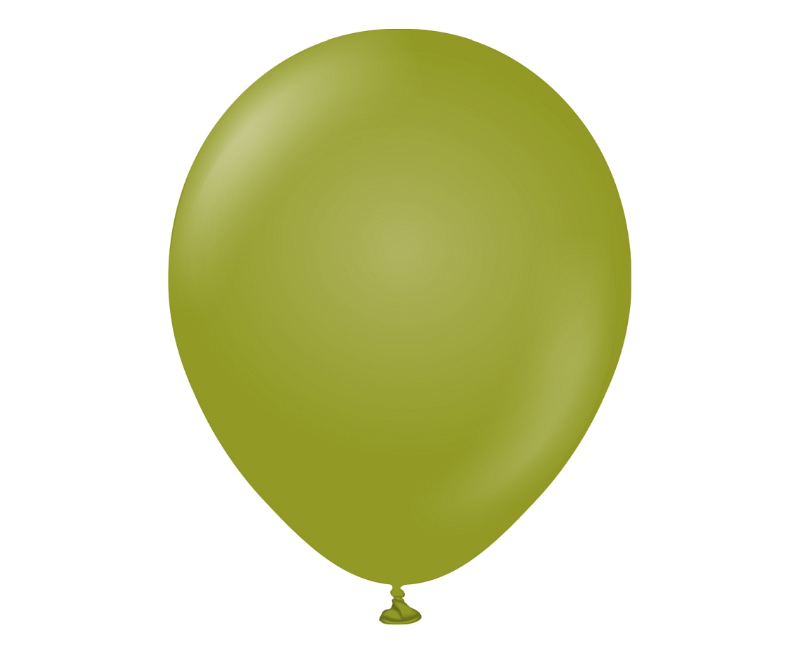 Balony Kalisan 18", (retro olive) retro oliwkowe, 25szt.