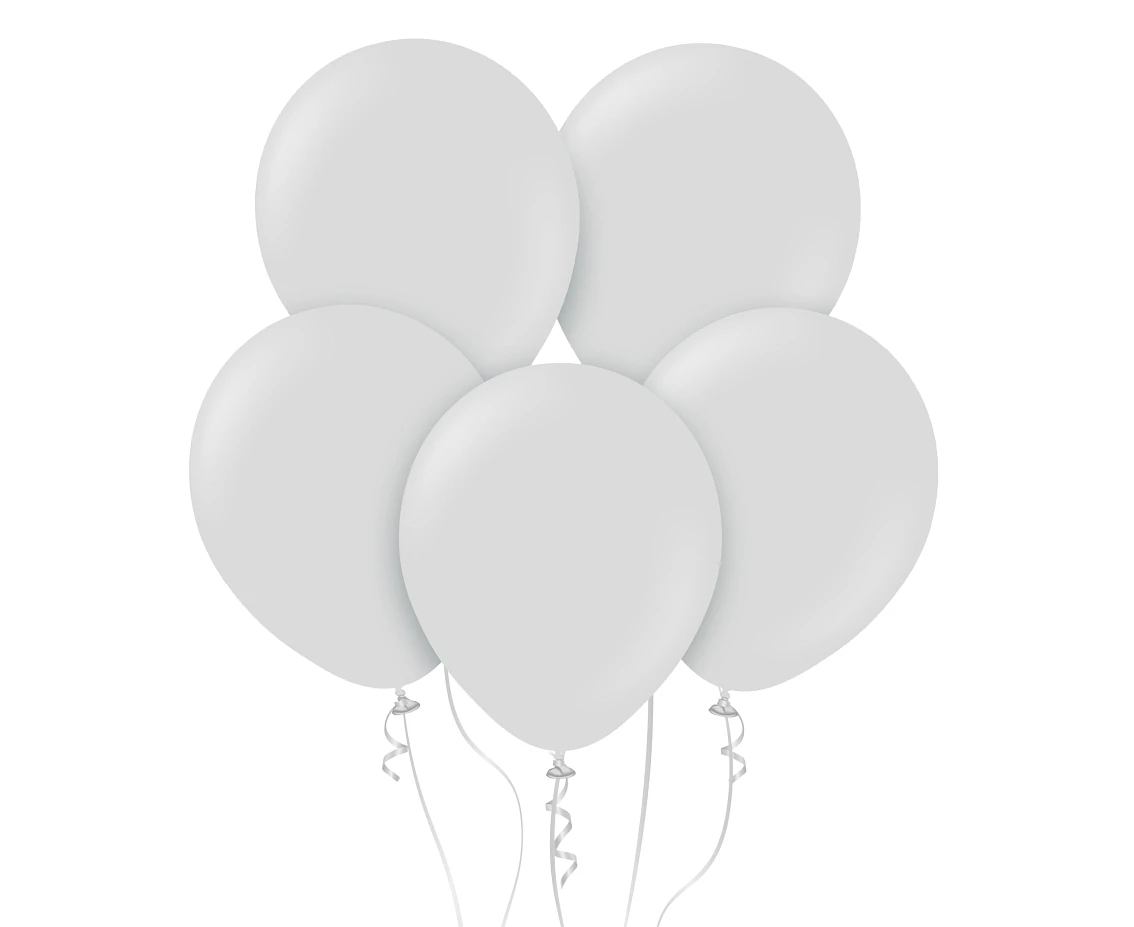 Balony Kalisan 18", (retro smoke) jasno szare, 25szt.