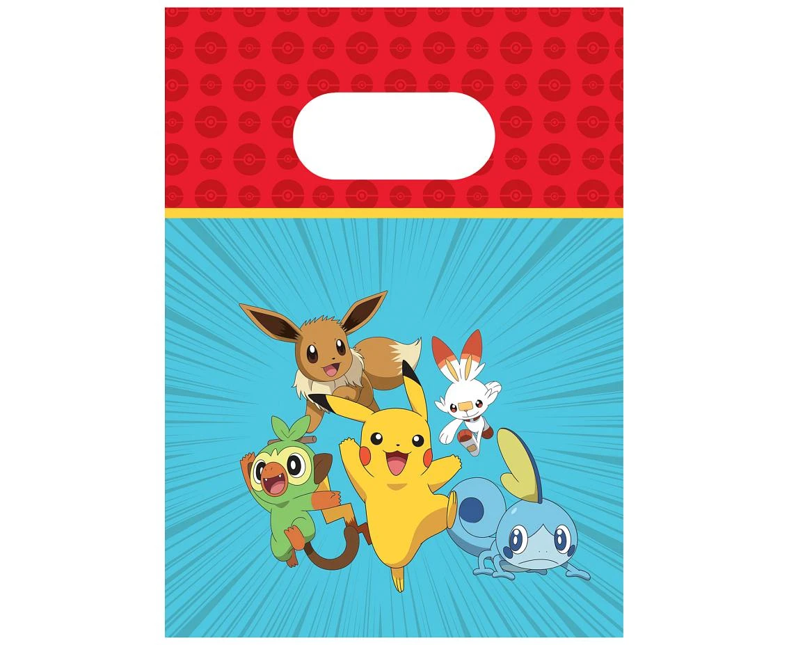 Torebki papierowe Pokemon, 4 szt.