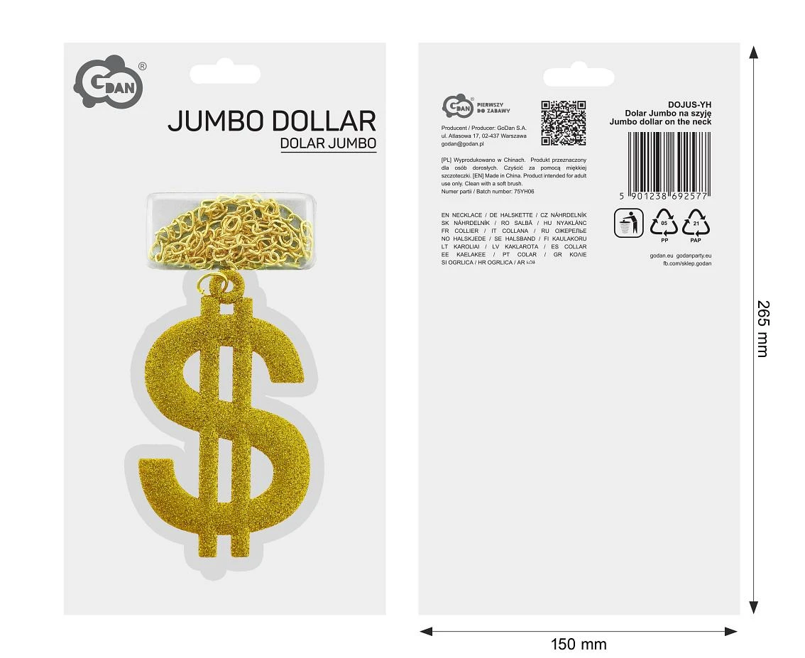 Dolar Jumbo na szyję