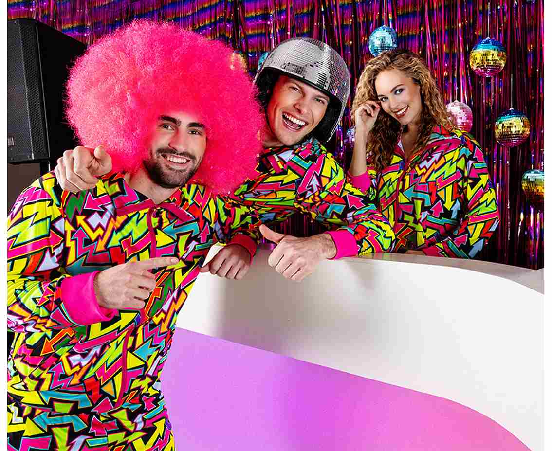 Peruka Sugar neonowo-różowa