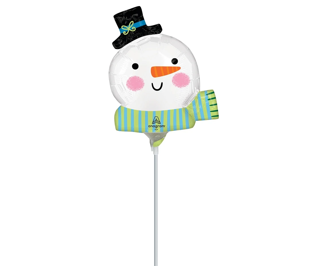 Balon foliowy Mini Shape HO HO HO Snowman KK