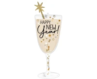 Balon foliowy SuperShapeXL Bubbly New Year Glass KK