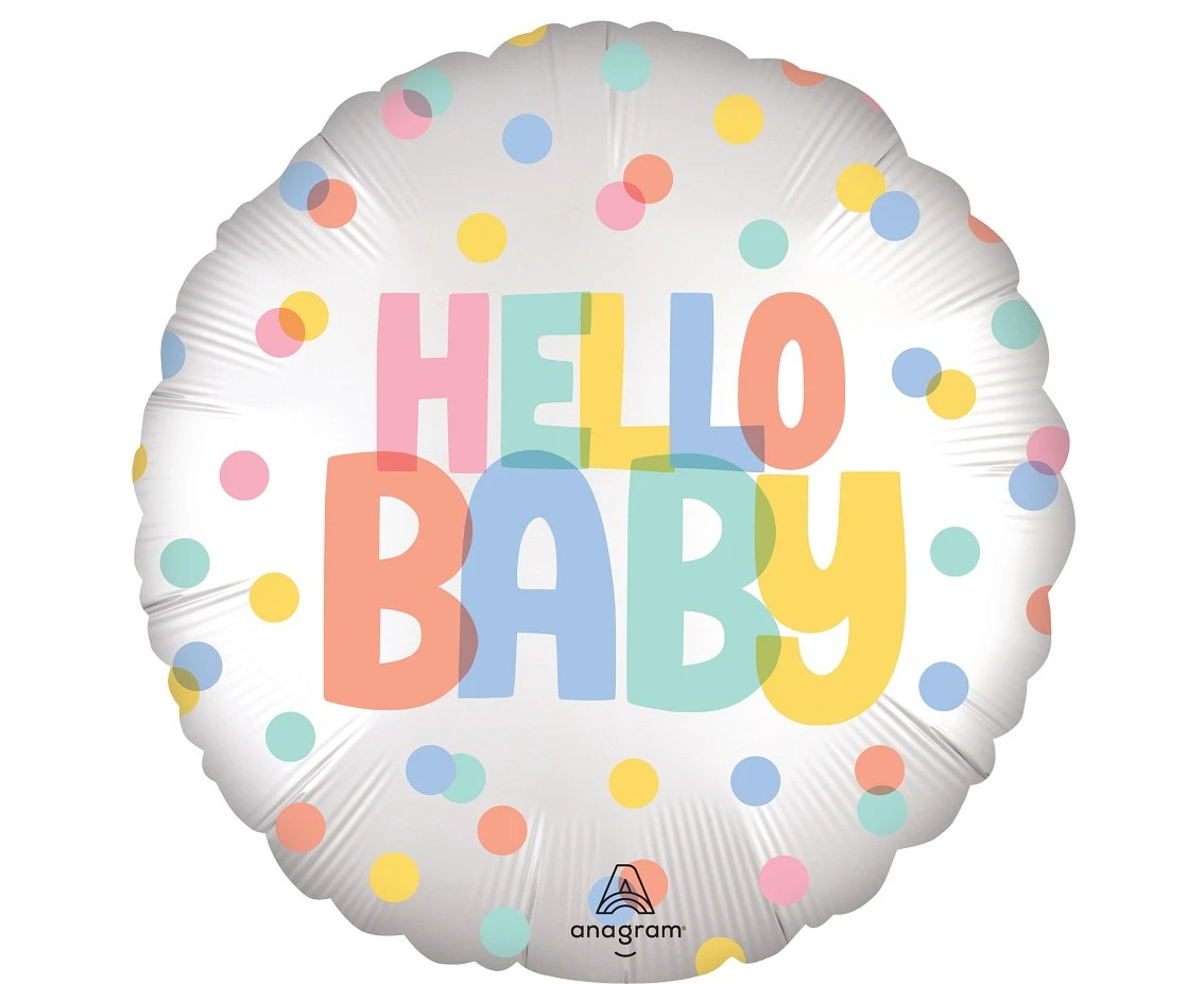 Balon foliowy Standard Satin XL  Satin Modern Baby KK