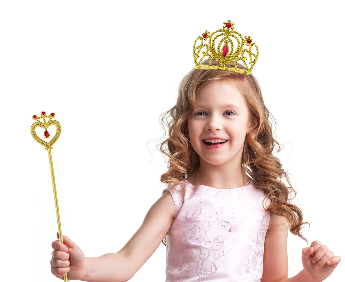 Diadem z rubinami