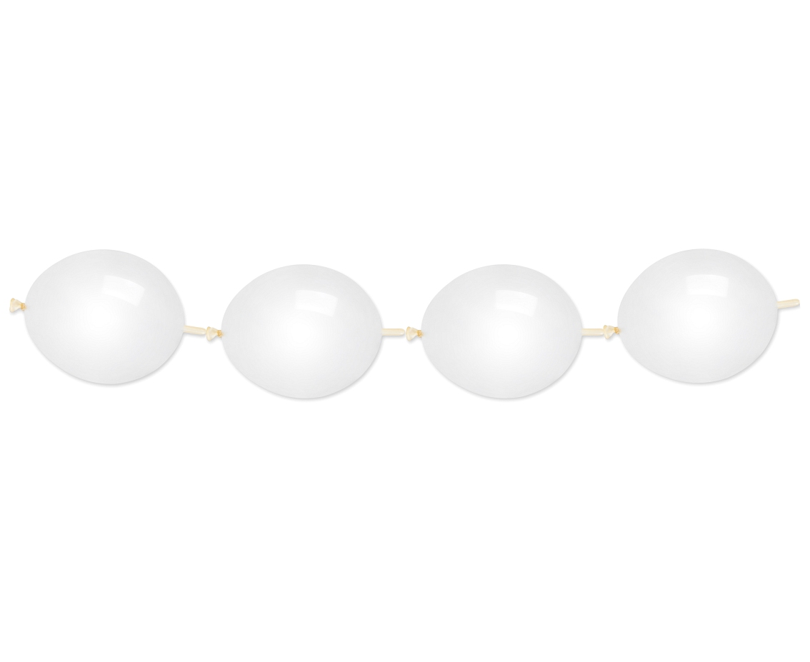 Balony gemar 6", pastel do girland transparentne, 100szt. KK