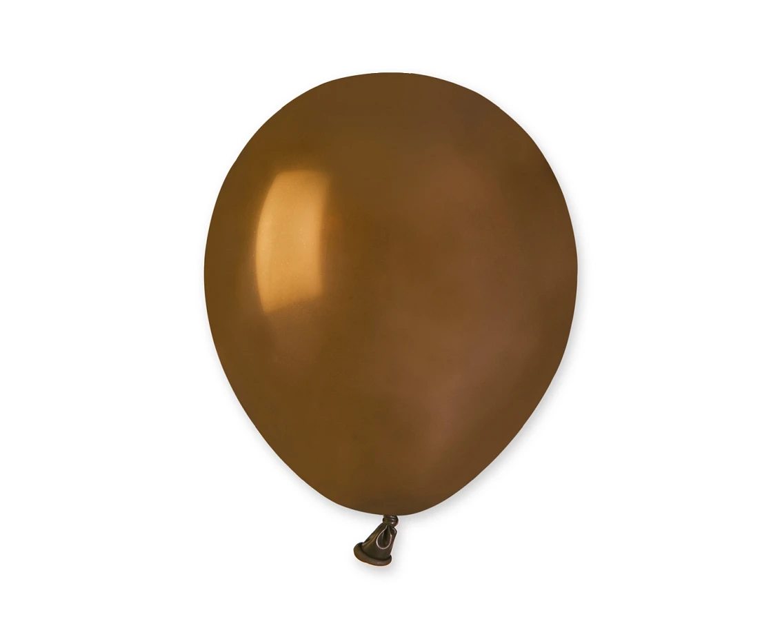 Balony Gemar 5", pastel brązowe, 100szt.
