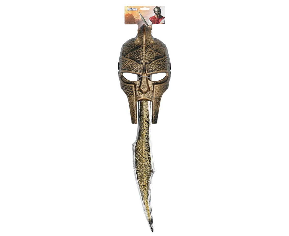 Zestaw Spartan (maska i miecz)