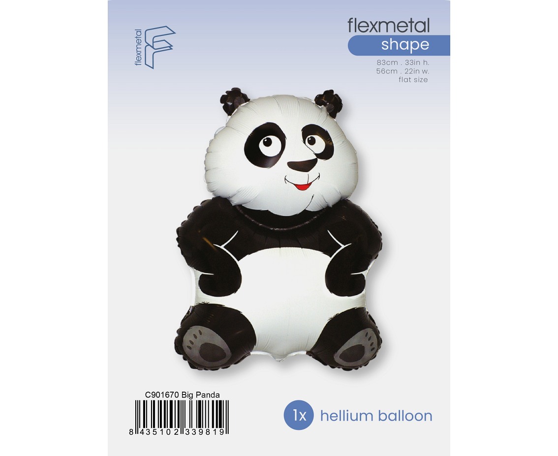 Balon foliowy 24" FX - Miś Panda, pakowany