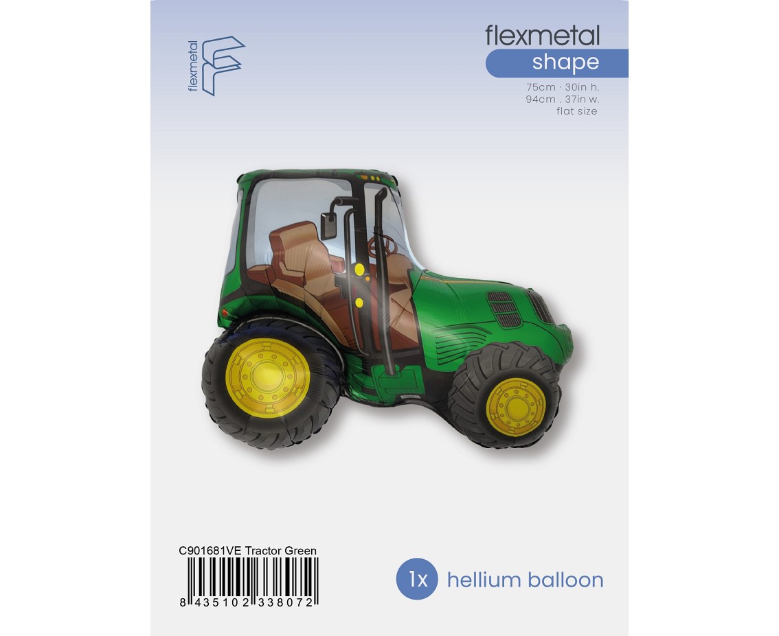 Balon foliowy 24" FX - "Traktor" (zielony), pakowany