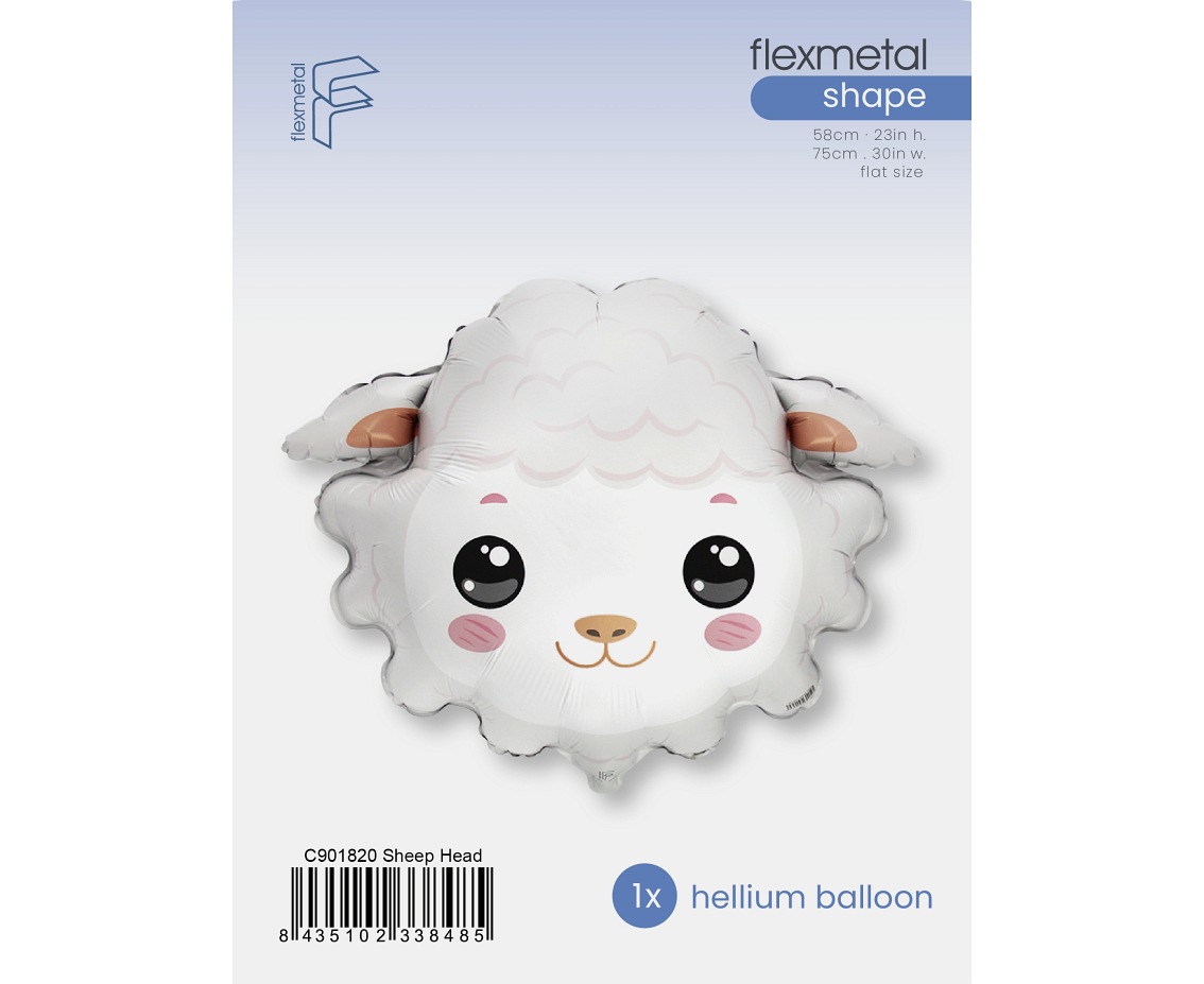 Balon foliowy 24" FX - Owieczka, pakowany