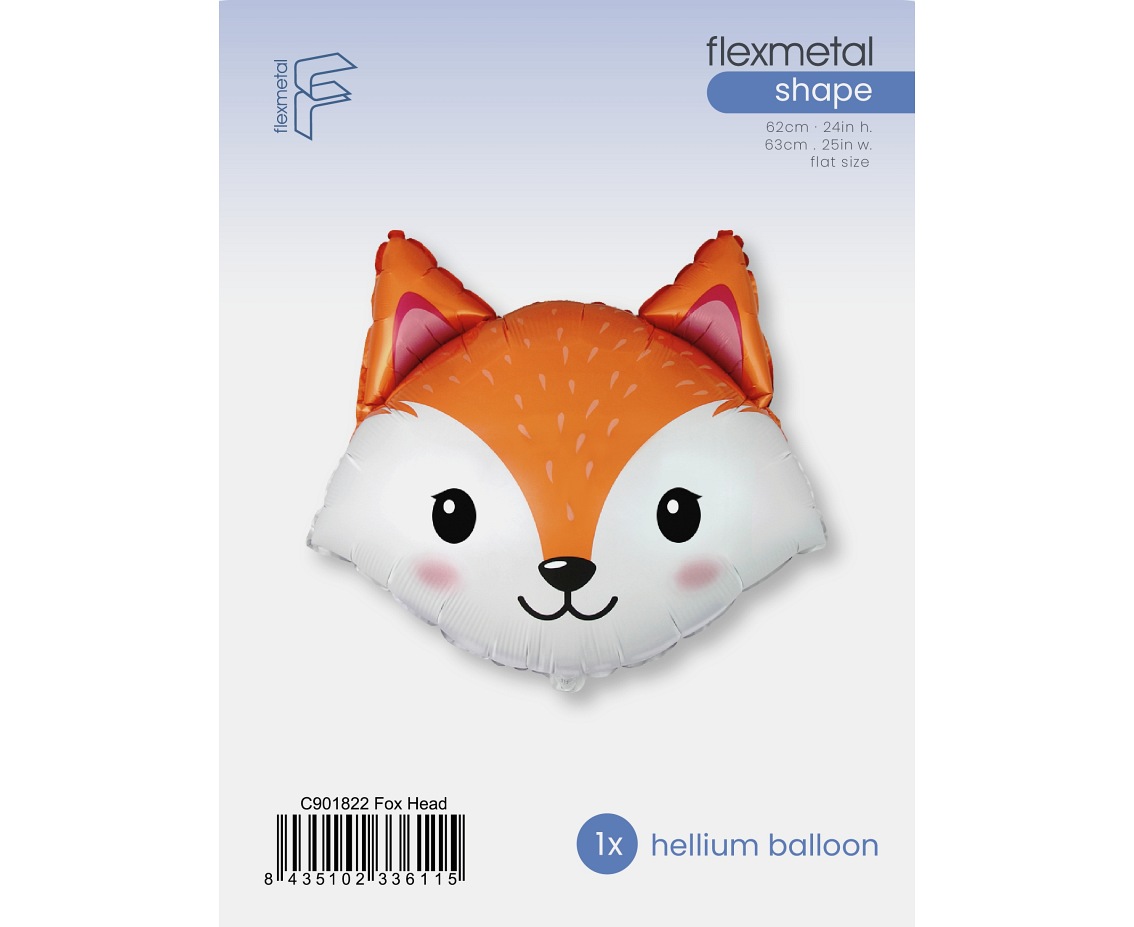 Balon foliowy 24" FX - Lisek, pakowany