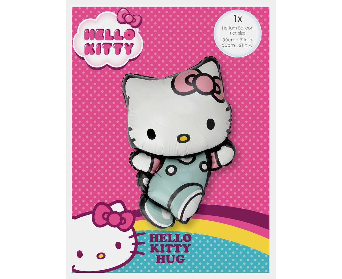 Balon foliowy 24" FX - Hello Kitty Hug (opak. papierowe), pakowany