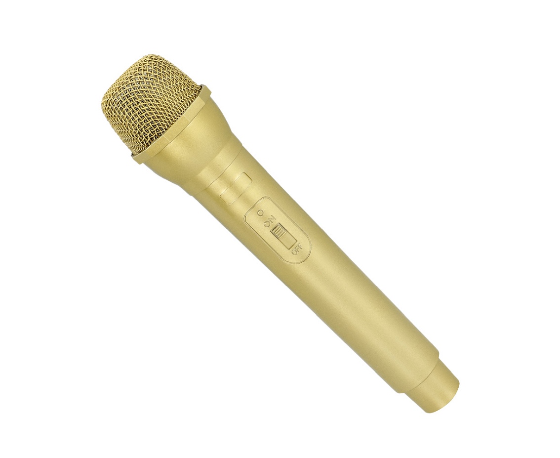 Mikrofon deluxe złoty