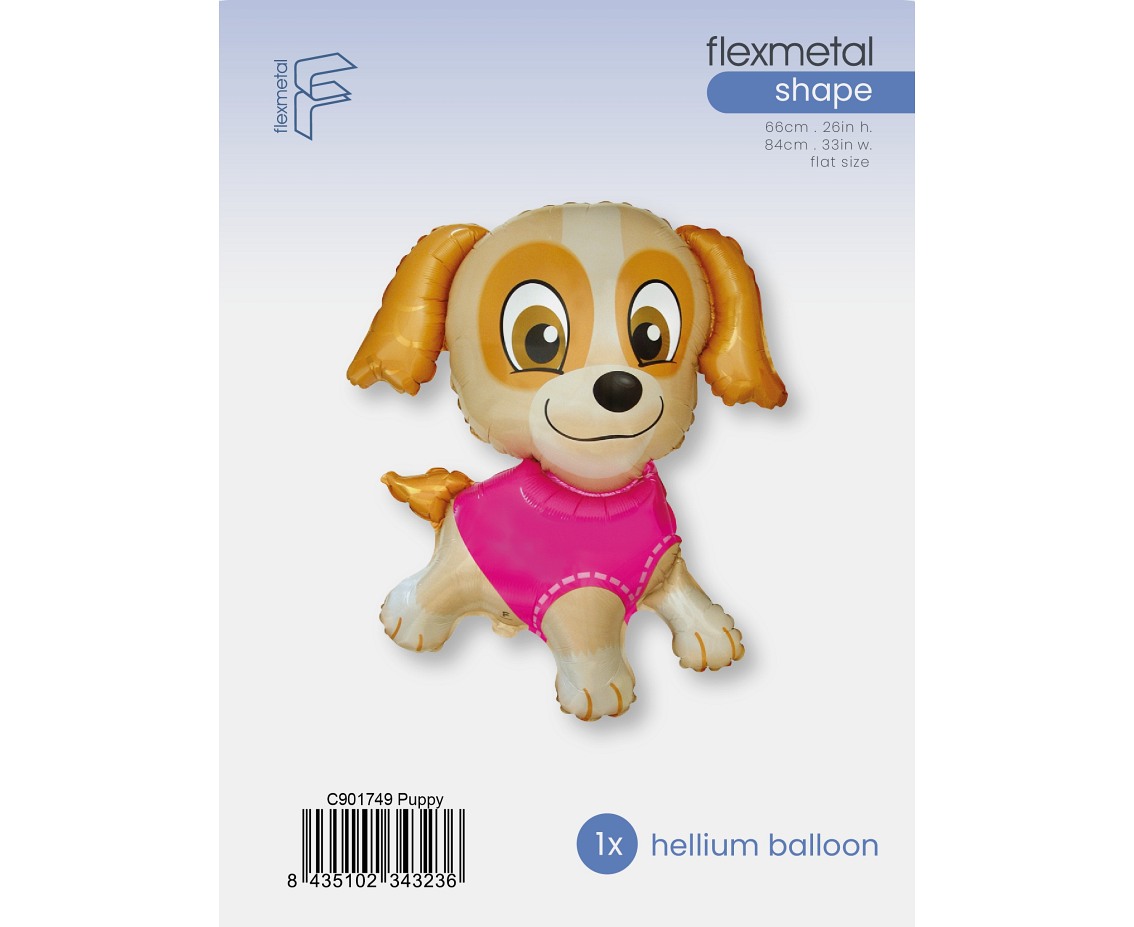 Balon foliowy 24" FX - Szczeniaczek, pakowany