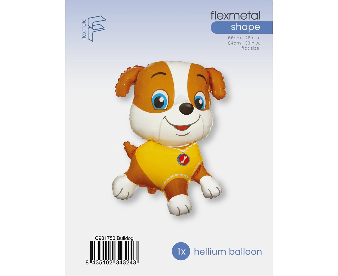 Balon foliowy 24" FX - Bulldog, pakowany