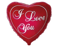 Balon foliowy 18" FX - I Love You - red, pakowany