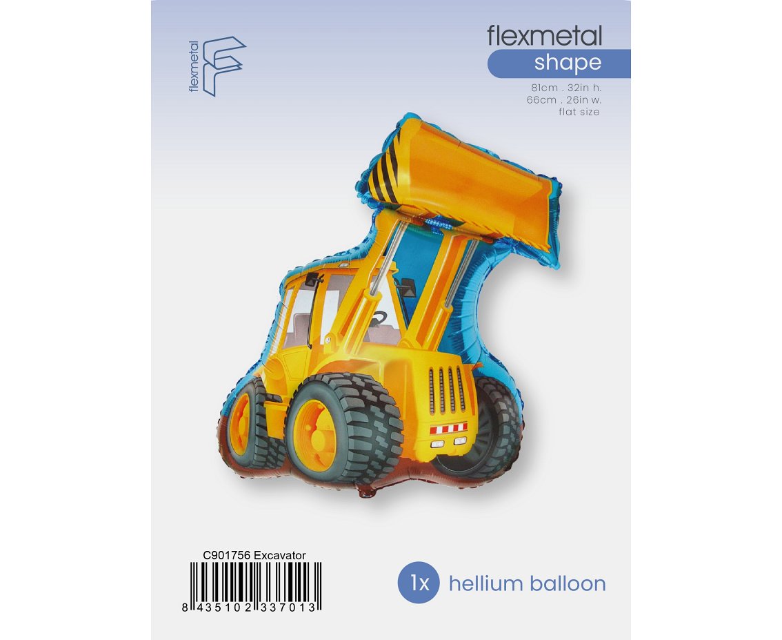 Balon foliowy 24" FX - Koparka, pakowany