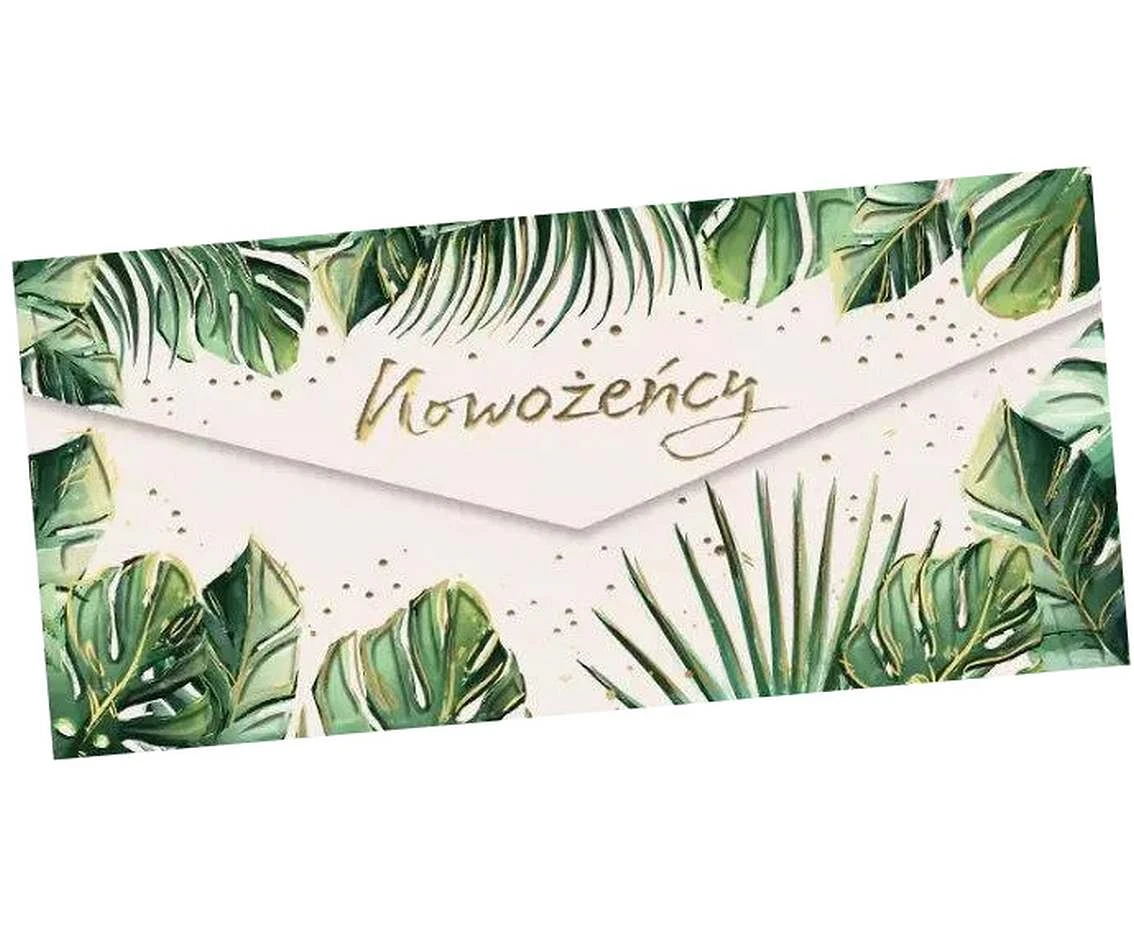 Koperta Ślub Monstera