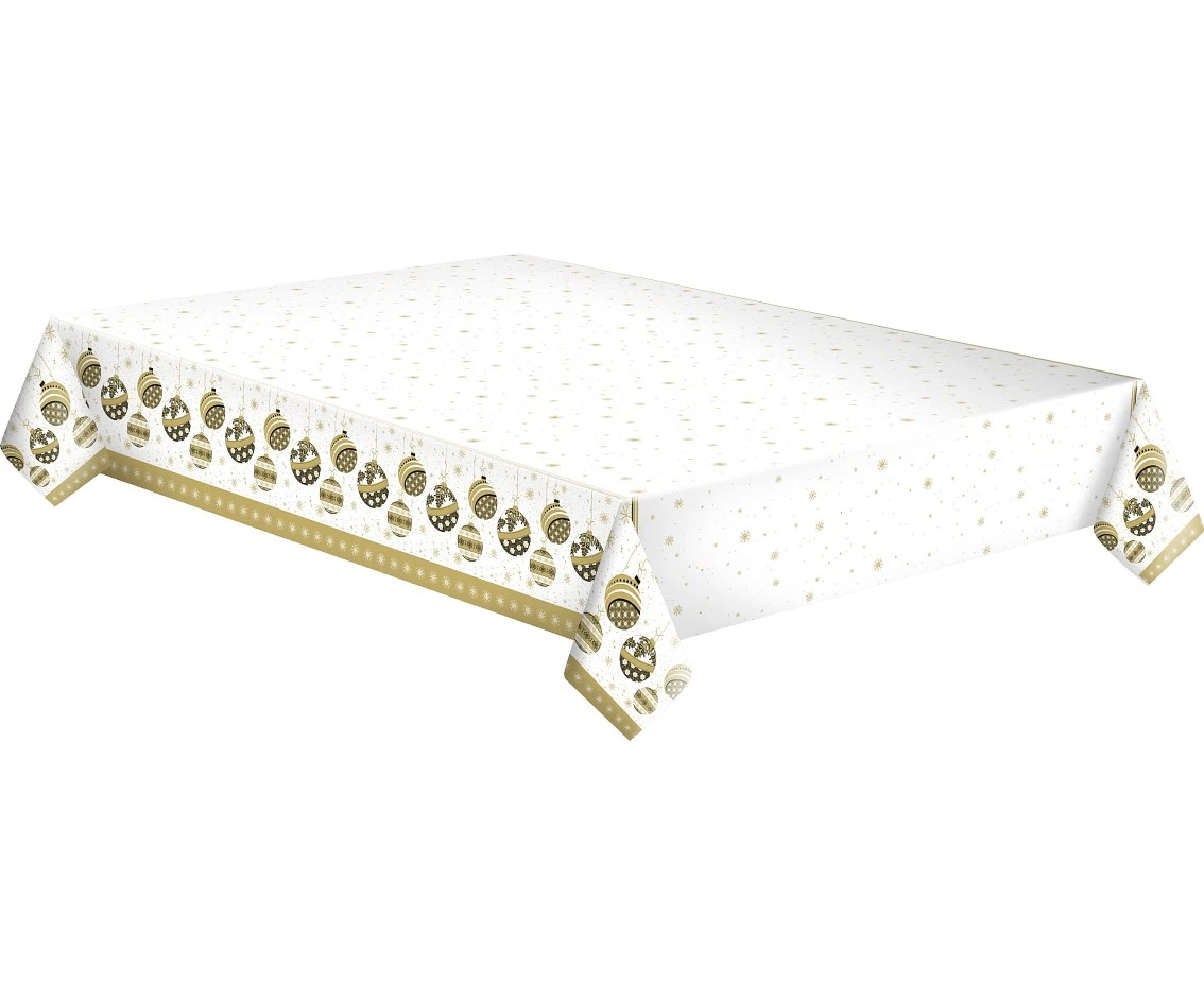 Obrus papierowy DAISY OD01 120x180cm Gwiazdka nr Grafika - Bombki, Szkoła, Śnieżynki, Tradycja, Złote