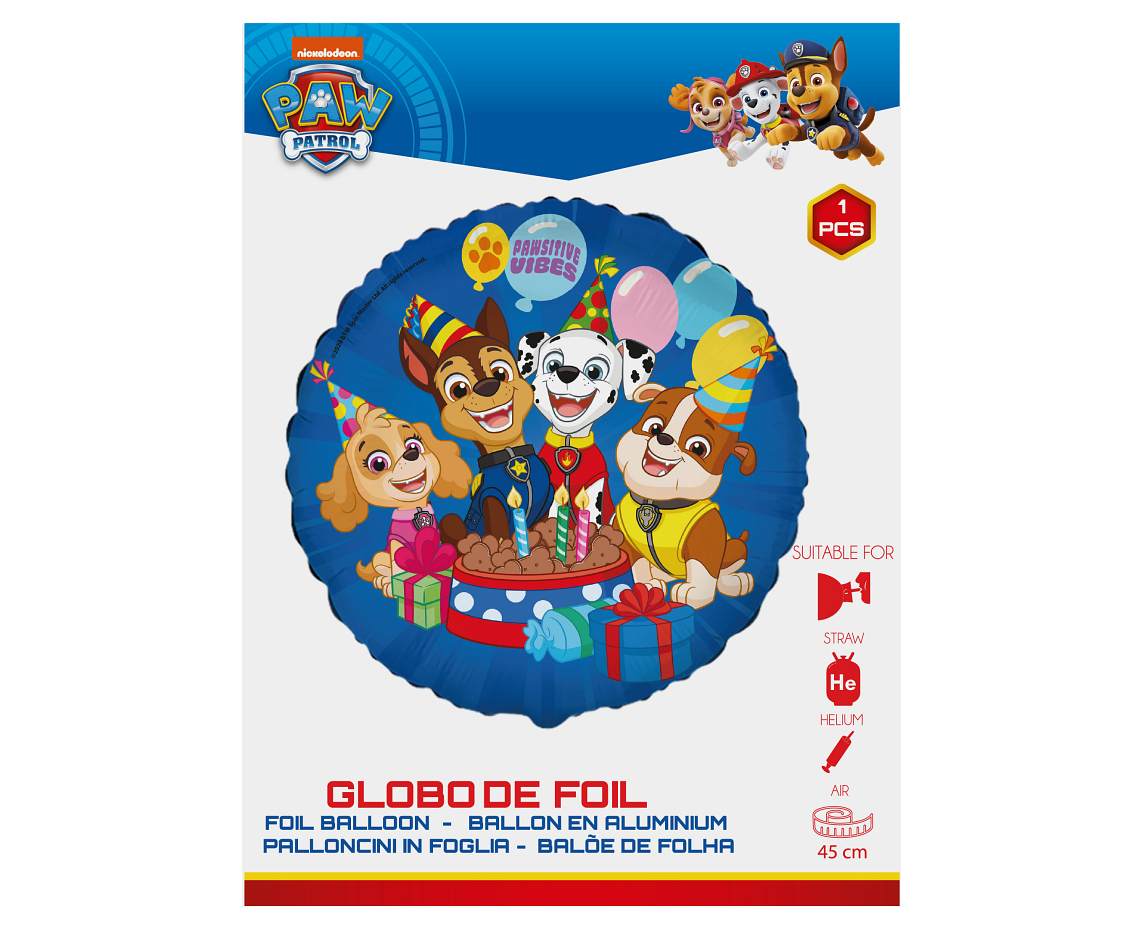 Balon foliowy 18" FX - Paw patrol, pakowany