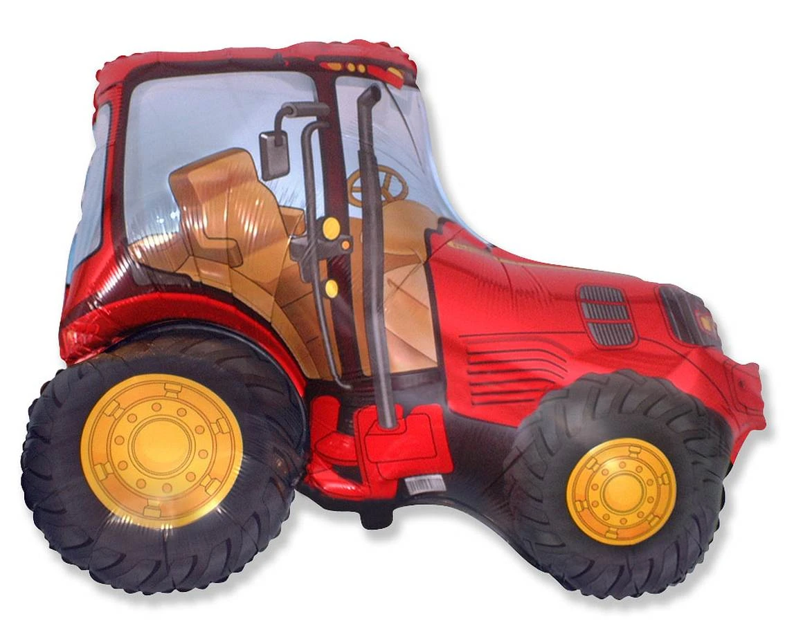 Balon foliowy 24" FX - "Traktor" (czerwony), pakowany