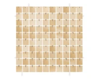 Panel dekoracyjny szampański, przezroczyste tło typ B, 30x30 cm/ 100 kwadratów