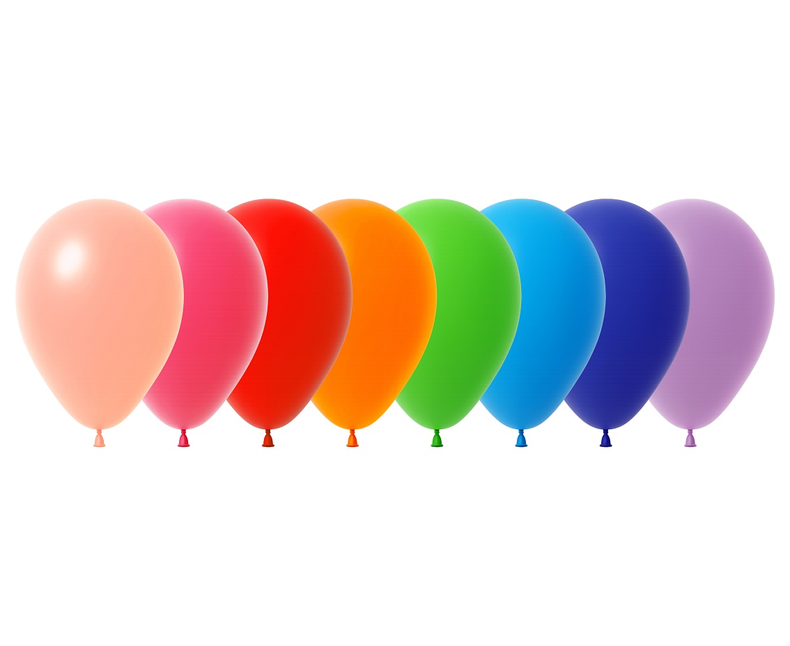 Balony 23 cm mix kolorów 25 szt.