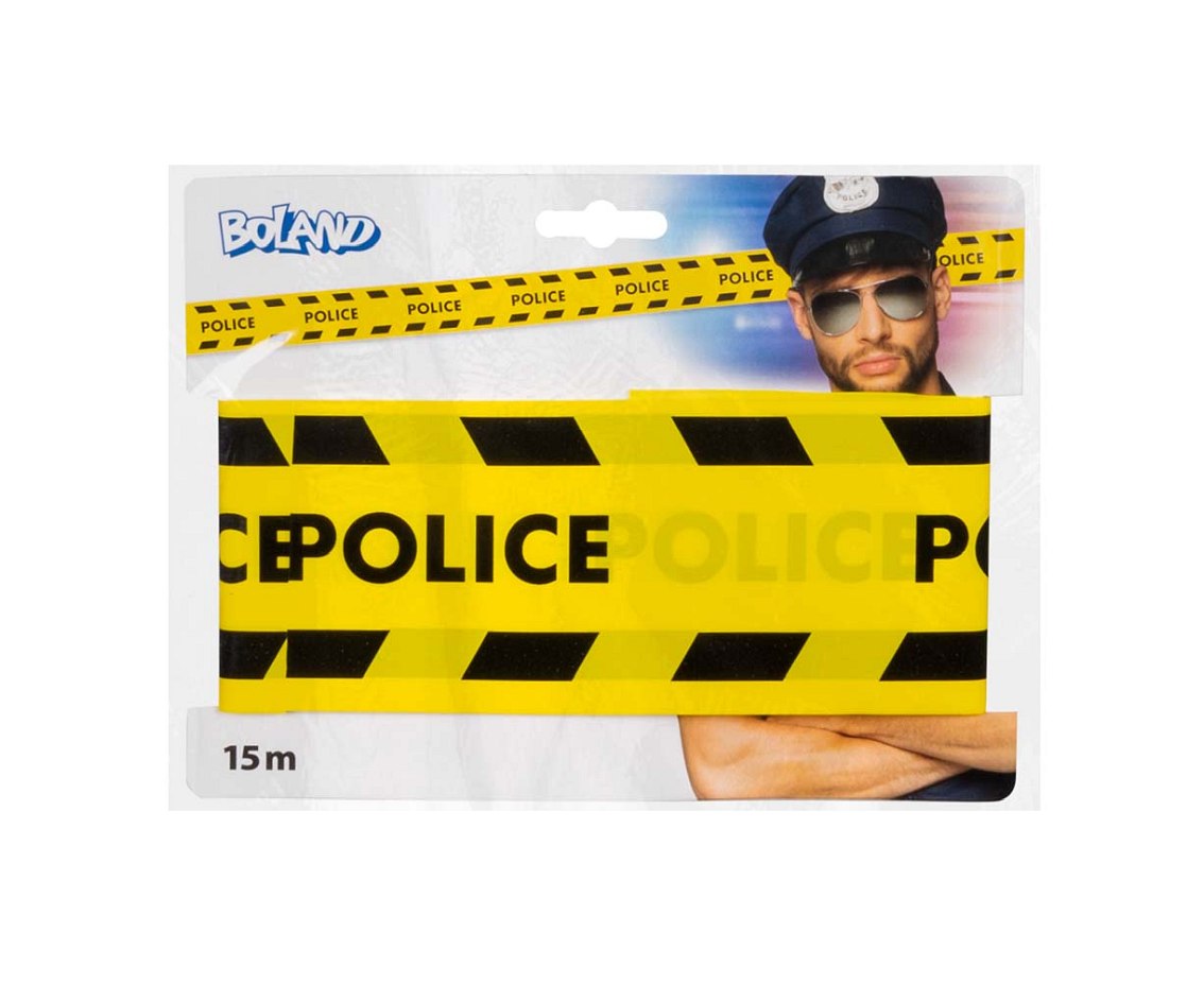 Taśma ochronna PE 'POLICE' 15 m
