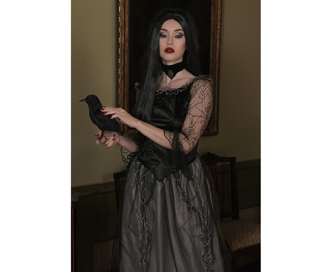 Peruka Witch czarna