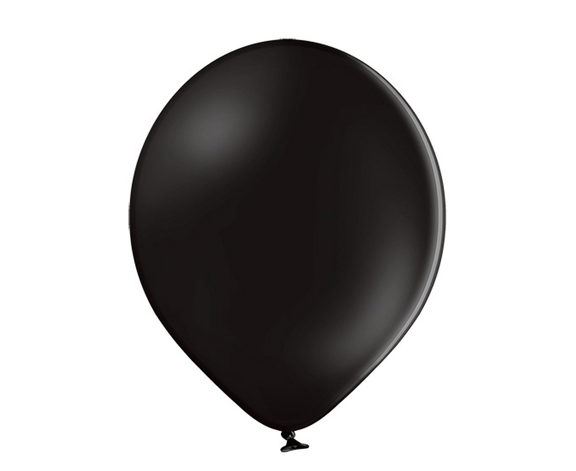 Balony Belbal 17", B150-025, (black) czarne, 25szt.