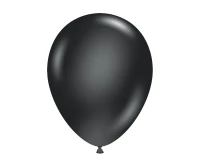 Balony Tuftex 11", (black) pastel czarne, 100 szt.
