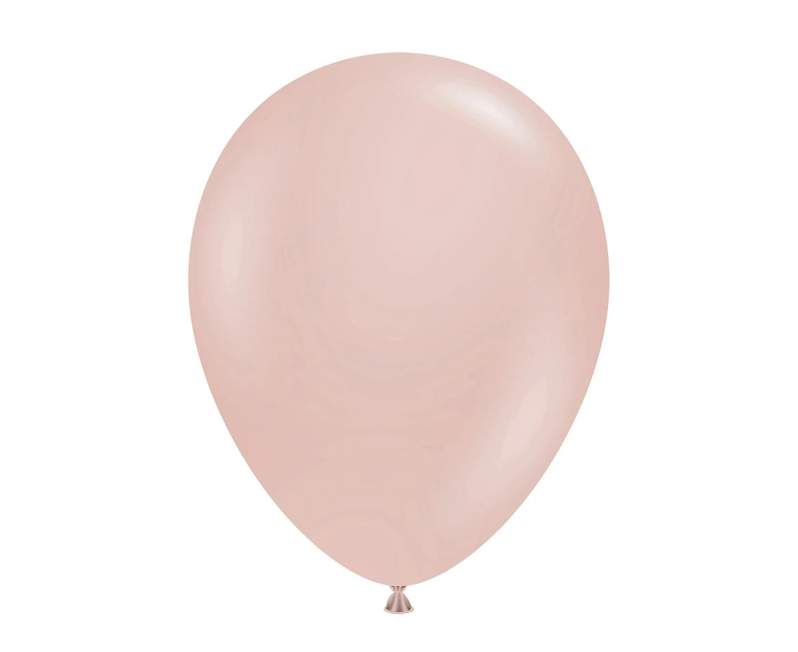 Balony Tuftex 11", (cameo) pastel pudroworóżowe, 100 szt.