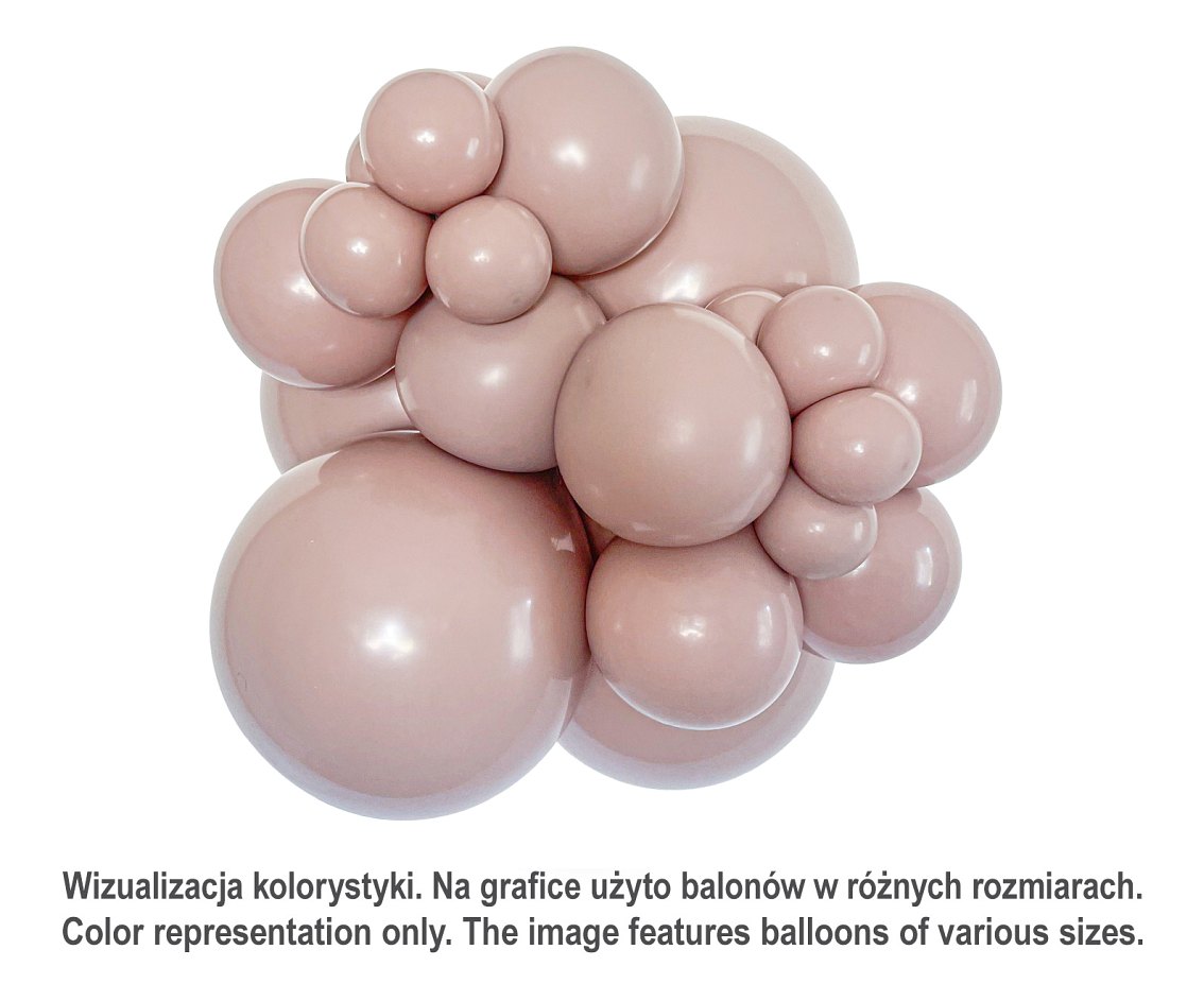 Balony Tuftex 5", (pastel malted) pastel kaszmirowe, 50 szt.