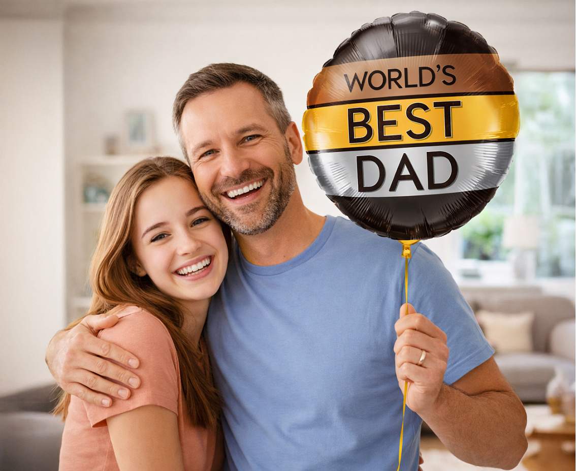Balon foliowy 18" Dla Najlepszego Taty