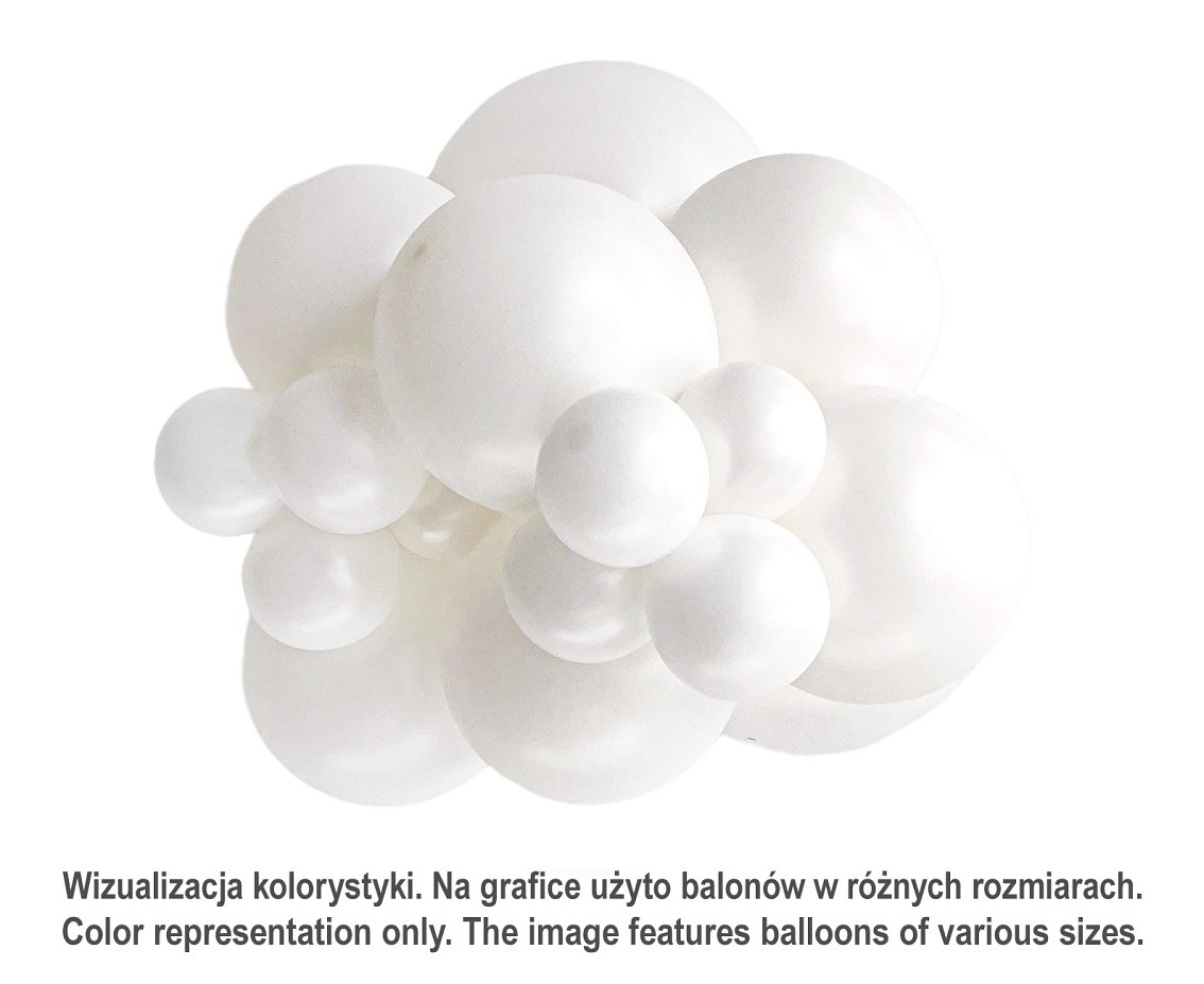 Balony Tuftex 5", (sugar) pastel perłowe, 50 szt.