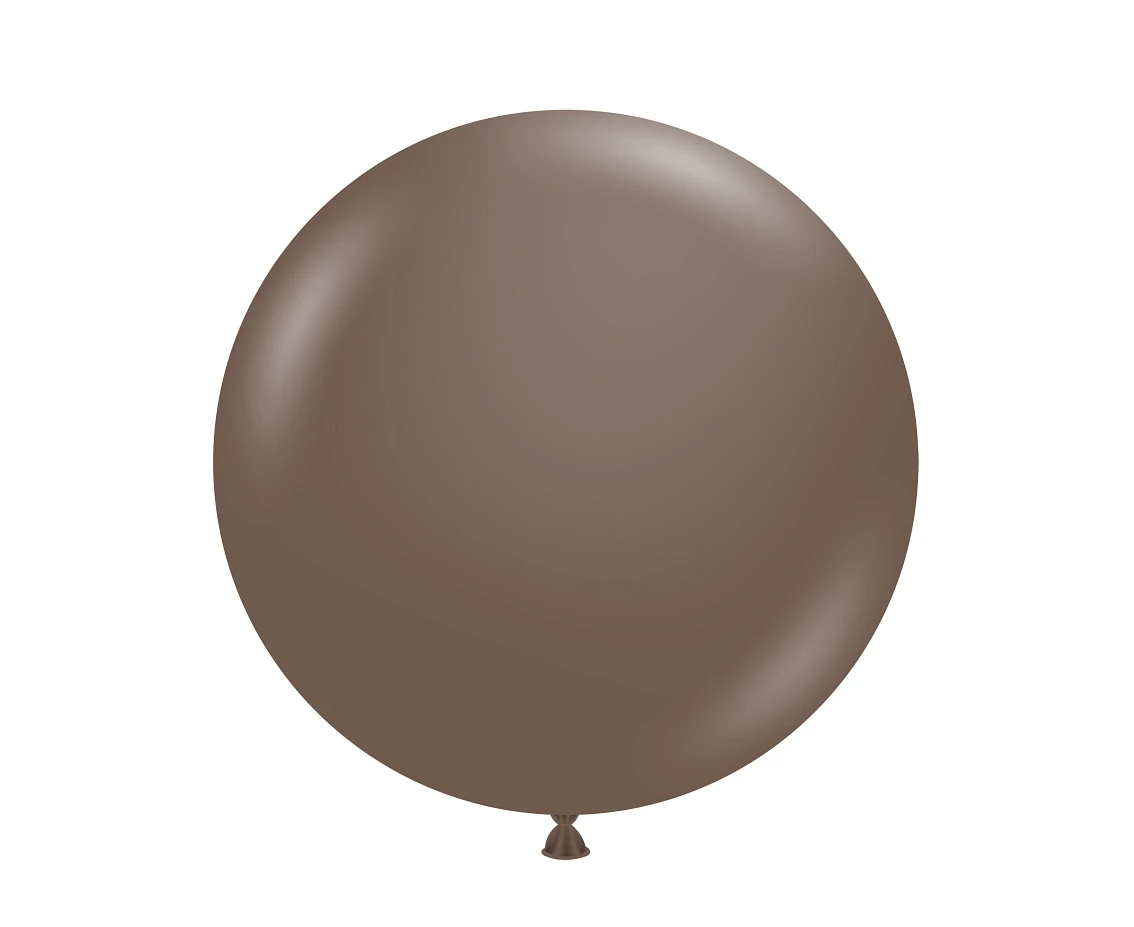 Balony Tuftex 17", (pastel cocoa) pastel czekoladowe, 25 szt.