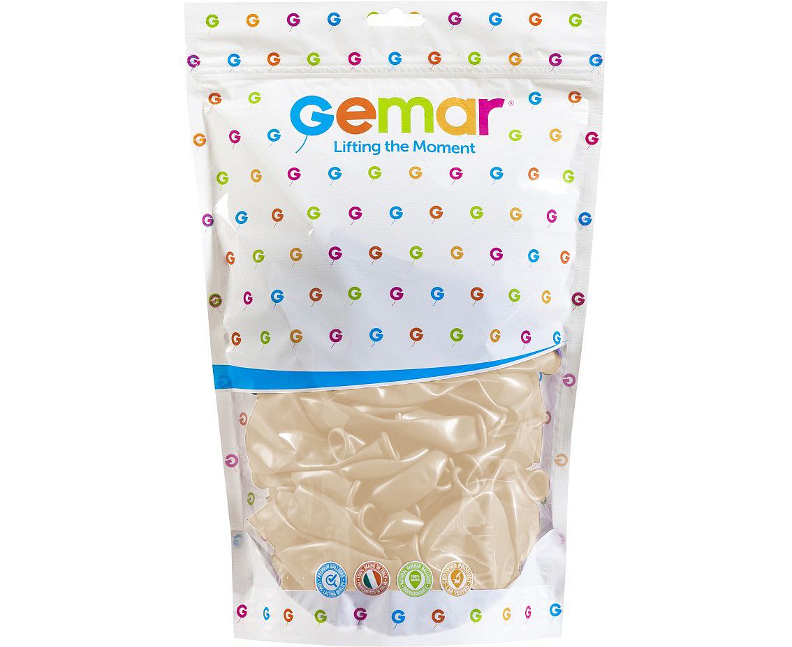 Balony Gemar 13", pastel lniane, 50szt.