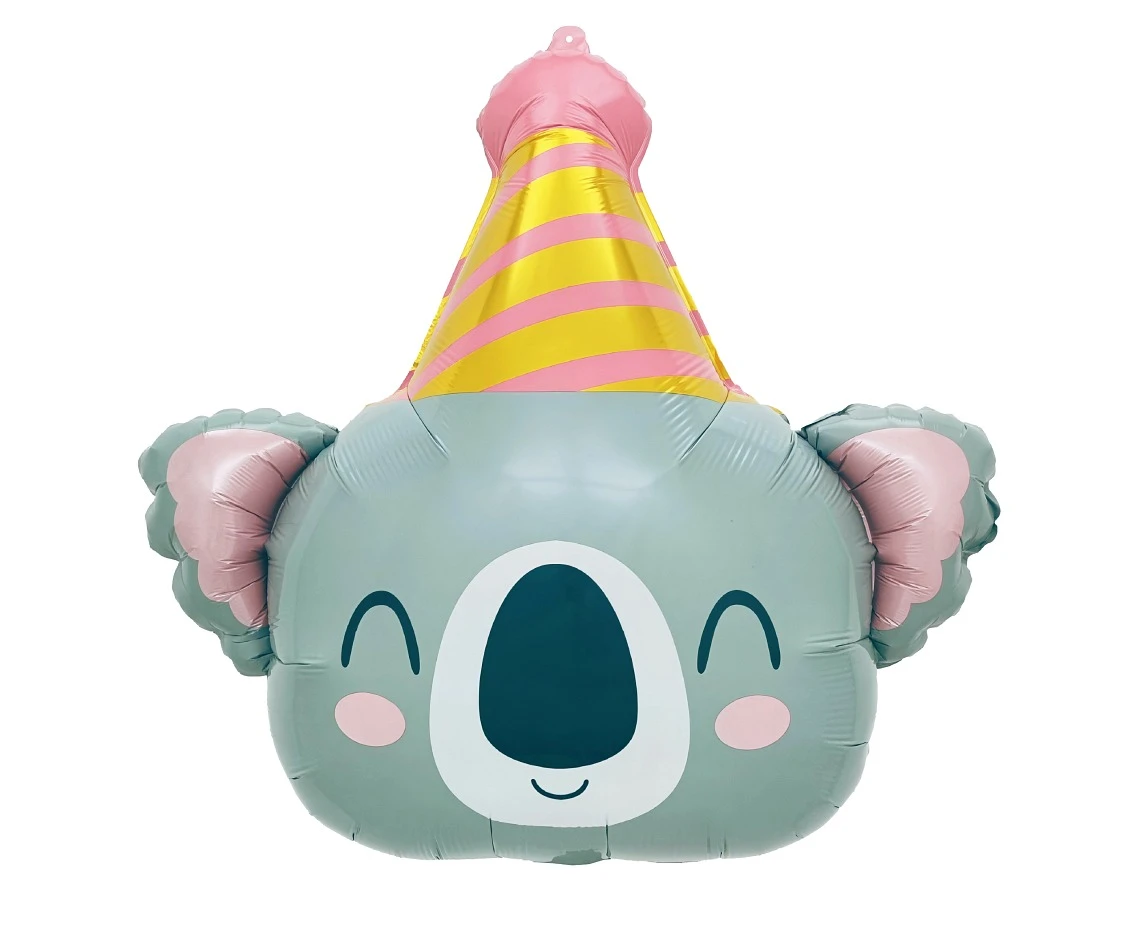 Balon foliowy Urodzinowa koala, 50x48cm