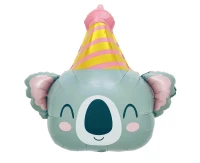Balon foliowy Urodzinowa koala, 50x48cm