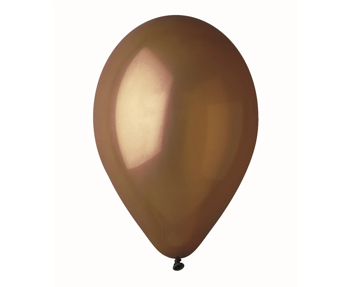 Balony Gemar 12", pastel brązowe, 100szt.