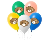 Balony Piesek, 12", 5 szt.