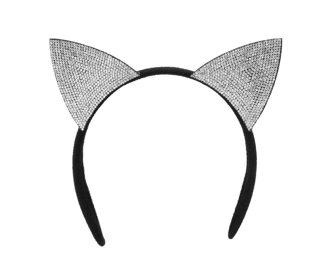Zestaw Kot diamentowy (tiara, naszyjnik)